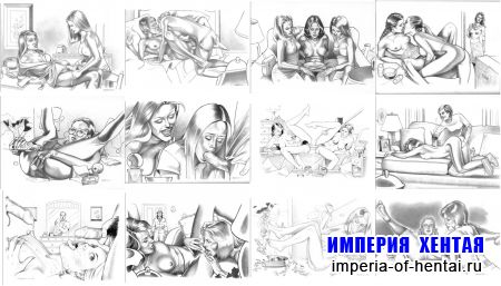 Art of Rebecca - Housewives at Play drawings II