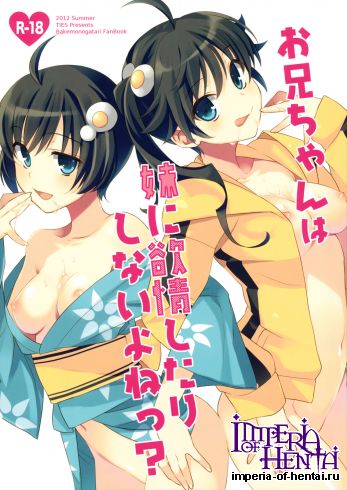 (C82) [TIES (Takei Ooki)] Oniichan wa Imouto ni Yokujou Shitari Shinaiyone? (Bakemonogatari)