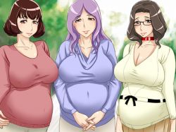 未亡人美容師と人妻二人と4Pしたい 