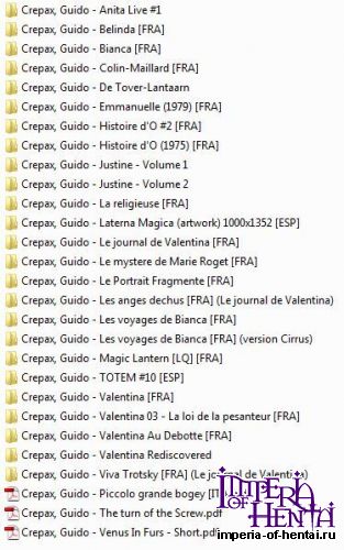 Crepax  Guido Collection