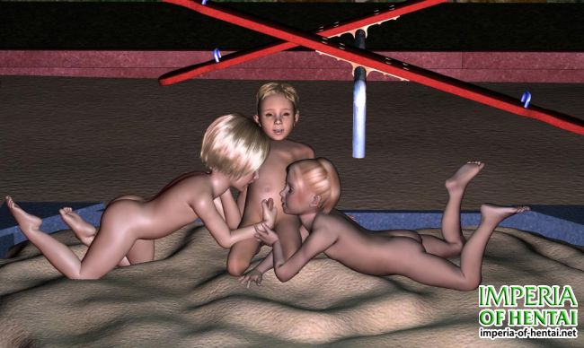 Children play in the park