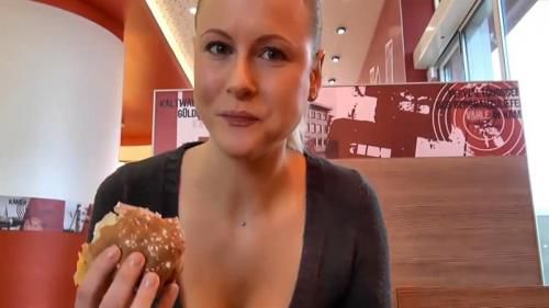 Amateurs - German Blonde In Public Burger And Sex (2016/Cam4.com/FullHD)