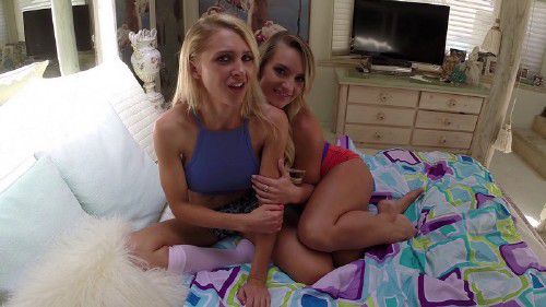  TheTeenBay - Alix Lynx, Cali Carter - 2 Daughters 1 Daddy [SD 480p]